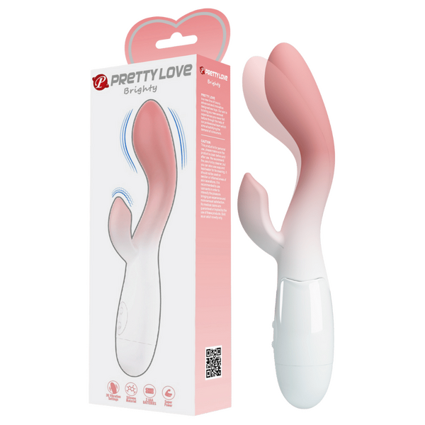 Brighty G-Spot and Clitoral Rabbit Vibrator – Dual Stimulation Vibrator Pink > Sex Toys For Ladies > G-Spot Vibrators