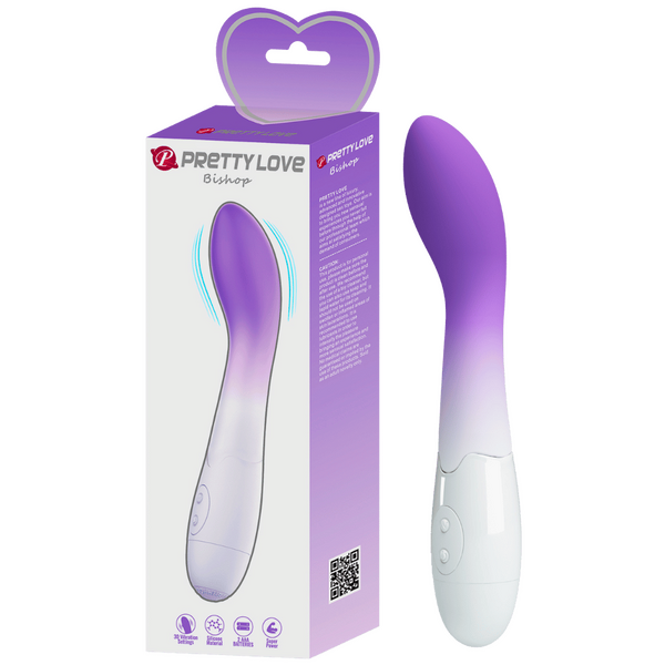 Bishop – 30 Function Curved G-Spot Vibrator Purple > Vibrators > Standard Vibrators