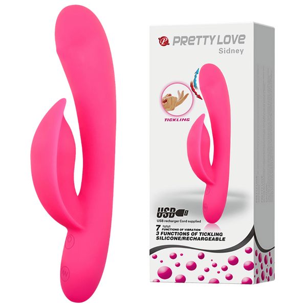 Sidney Silicone Rechargeable Vibrator One Size > Vibrators > Ladies > Rabbit