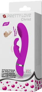 Pretty Love Christ Rabbit Vibrator – Silicone 3 Tickling and 7 Vibration Functions Vibrator Purple > Vibrators > Ladies > Rabbit