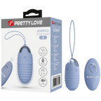 Rechargeable Jessica – Multi-Speed Remote-Controlled Silicone Egg Vibrator with 12 Vibration Settings Blue > Sex Toys For Ladies > Vibrating Eggs