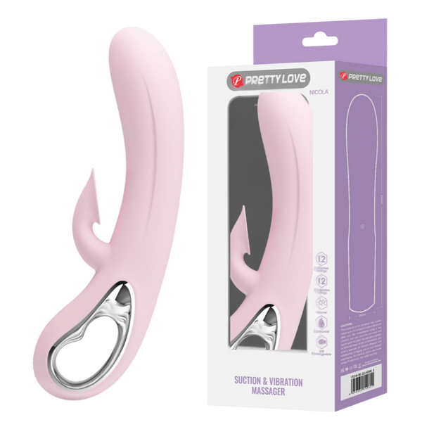 Rechargeable Nicola – Rechargeable Vibrator Pink > Vibrators > Ladies > Rabbit