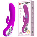 Nicola Rechargeable – Silicone 24 Function Clit Suction Rabbit Vibrator Purple > Vibrators > Ladies > Rabbit