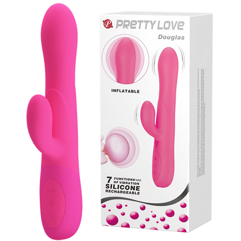 Inflatable Dennis – Rechargeable Vibrator with Angled Tip One Size > Vibrators > Ladies > Rabbit Multi