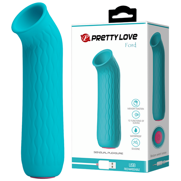 Rechargeable Ford – Medical-Grade Clitoral Sucker with 12 Suction Modes Blue > Sex Toys For Ladies > Clitoral Vibrators and Stimulators