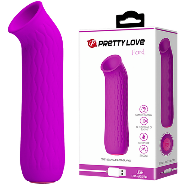 Rechargeable Ford – Medical-Grade Clitoral Sucker with 12 Suction Modes Purple > Sex Toys For Ladies > Clitoral Vibrators and Stimulators