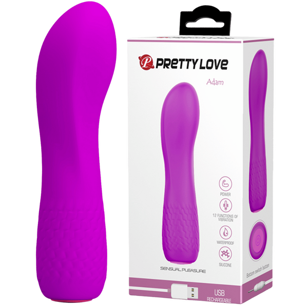 Alice Rechargeable Medical-Grade Silicone Vibrator with 12 Functions and Ergonomic Design One Size > Vibrators > Standard Vibrators