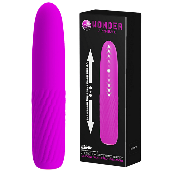 Archibald Rechargeable – Thrusting Vibrator One Size > Vibrators > Standard Vibrators