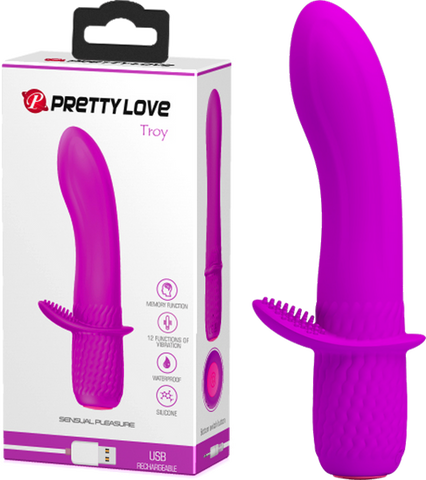 Troy Rechargeable Vibrator One Size > Vibrators > Ladies > Rabbit
