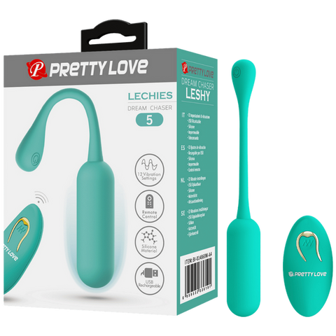 Leshy 5 Dream Chaser Rechargeable – Hands-Free Wireless Remote-Controlled Vibrating Egg Seafoam > Sex Toys For Ladies > Vibrating Eggs