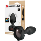 Varian Light-Up Rechargeable Butt Plug – LED Flashing Silicone Butt Plug Small > Anal Range > Vibrating Butt Plugs