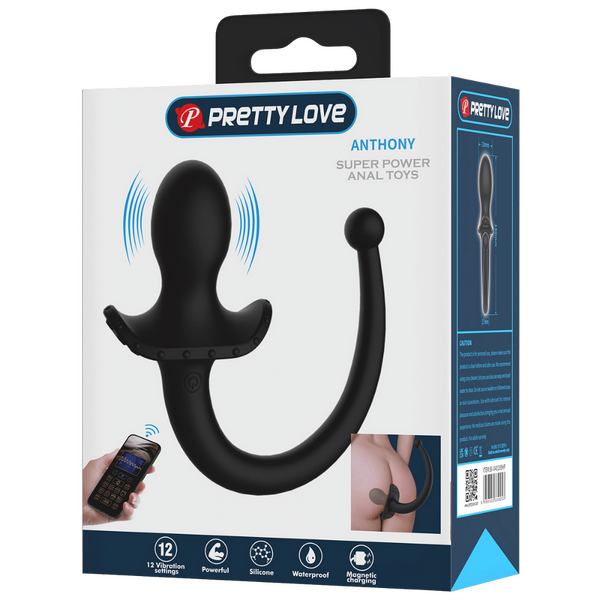 Anthony App Control Tail Plug – Wearable App-Compatible Vibrator One Size > Anal Range > Tail Butt Plugs