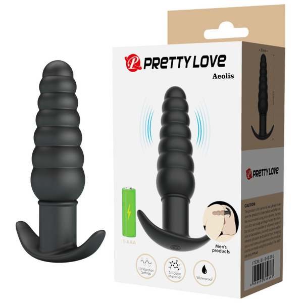 Aeolis Silicone Butt Plug – Smooth Skin Safe Anal Toy With 10 Vibration Settings One Size > Anal Range > Vibrating Butt Plugs