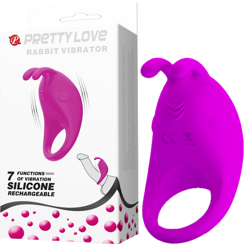 Rechargeable Rabbit Vibrator Cockring – Rechargeable Rabbit Vibrator Cockring Purple > Cock Ring > Vibrating
