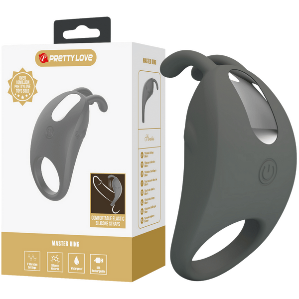 Stratus Rechargeable Silicone Cock Ring – Silicone Cock Ring One Size > Cock Ring > Vibrating