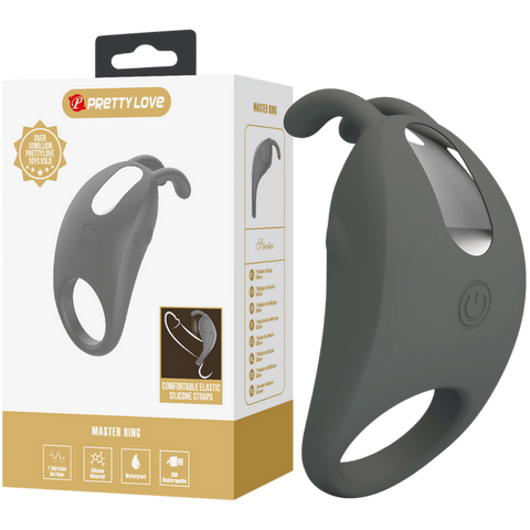 Stratus Rechargeable Silicone Cock Ring – Silicone Cock Ring One Size > Cock Ring > Vibrating