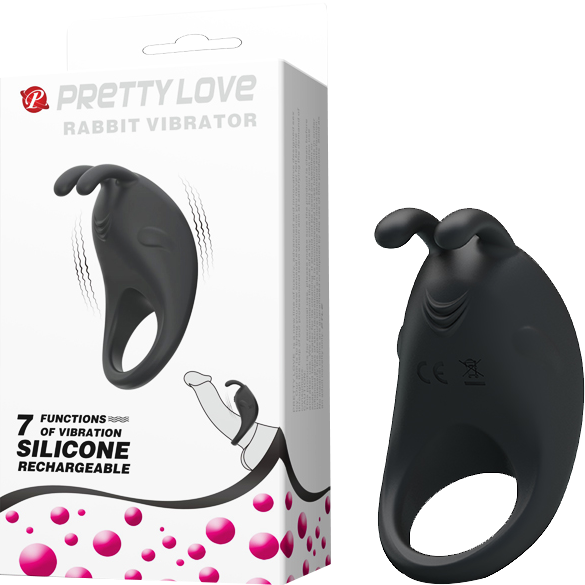Rechargeable Rabbit Vibrator Cockring – Rechargeable Rabbit Vibrator Cockring Black > Cock Ring > Vibrating
