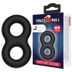 Tyrance Super Soft Silicone Cockring – High-Quality Soft Flexible Silicone Cockring Black > Cock Ring > Single