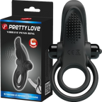 Vibrant Rabbit Cock Ring – Silicone Vibrating Penis Ring Black > Vibrators > Ladies > Rabbit