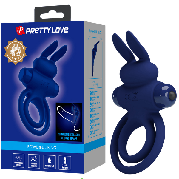Darey Rabbit Cock Ring – Silicone Vibrating Cock Ring One Size > Sex Toys > Couples Toys