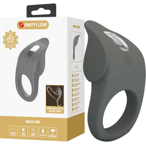 Alto – Silicone Stretchable Vibrating Cock Ring with Skin Sensitive Sensor One Size > Cock Ring > Vibrating