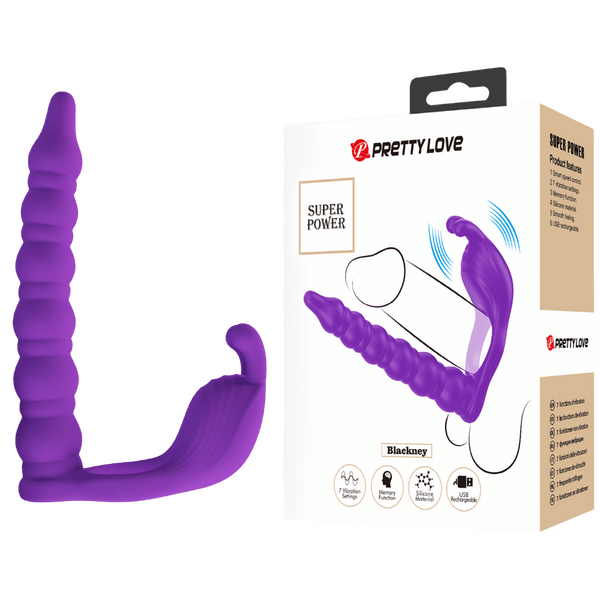 Blackney Rechargeable Vibrating Cock Ring – 7 Function Cock Ring Purple > Sex Toys > Couples Toys