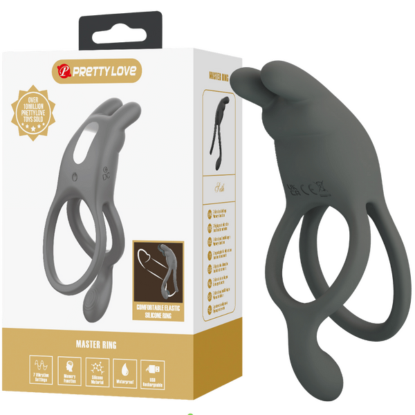 Seth Vibrating Cock Ring – Silicone Powerful Vibrator Cock Ring One Size > Cock Ring > Vibrating
