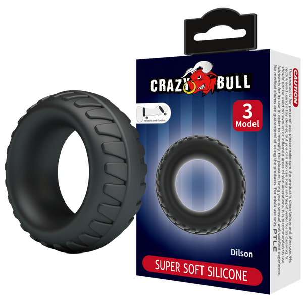 Dilson Super Soft Silicone Cockring – High-Quality Flexible Silicone Cockring Secondary image