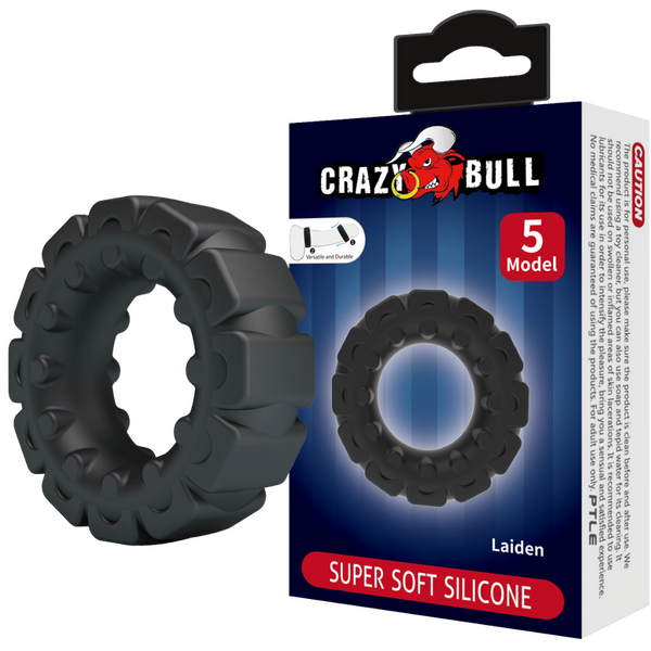 Laiden No.5 Super Soft Silicone Cockring – High-Quality Silicone Cockring Secondary image