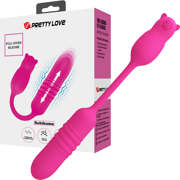 Pretty Love Nobikuma – Rechargeable Silicone Thrusting Bullet Vibrator > Vibrators > Mini Vibrators