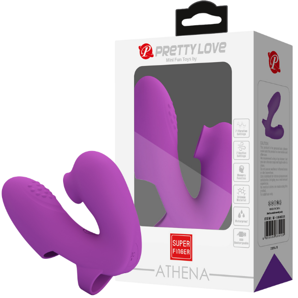Rechargeable Athena – Silicone Finger Vibrator with 7 Vibration and Tapping Modes Default Title > Vibrators > Finger Vibrators