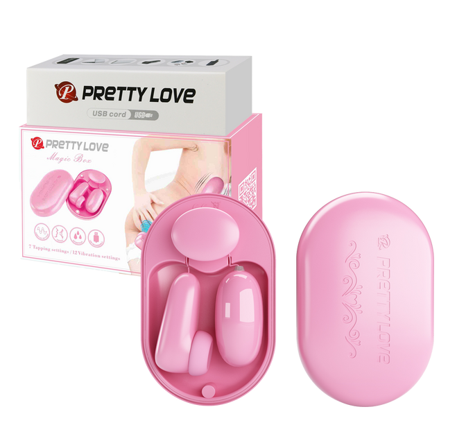 Magic Box Bullet Stimulator – Waterproof USB Rechargeable Vibrator with Tapping and Vibration > Vibrators > Mini Vibrators