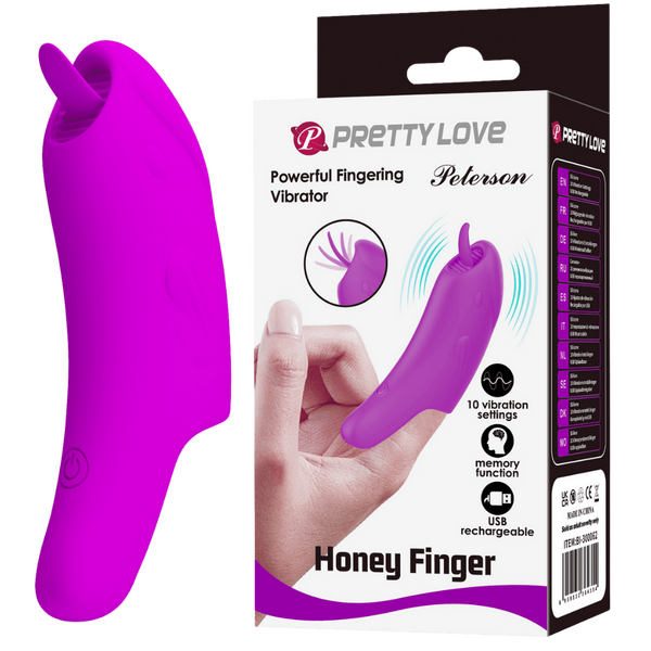 Peterson Rechargeable Honey Finger – Luxury Silicone Finger Vibrator Default Title > Vibrators > Finger Vibrators