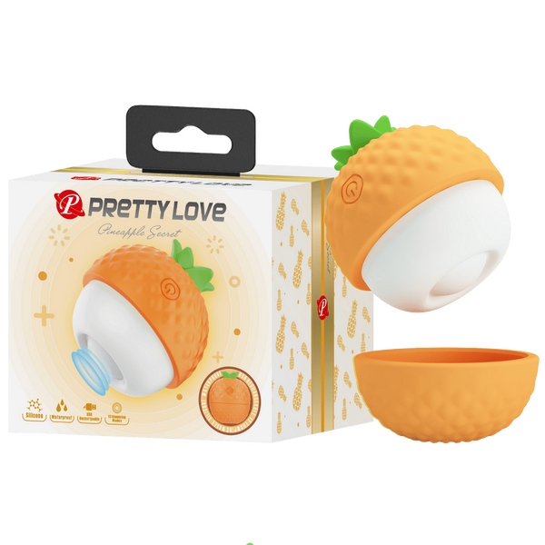 Rechargeable Pineapple Secret – Thumping Function Flexible Point Vibrator Orange > Vibrators > Ladies > Clitoral Vibrators and Stimulators