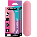 Stefan Rechargeable Mini Massager – Compact Vibrating Bullet Vibrator Pink > Vibrators > Mini Vibrators