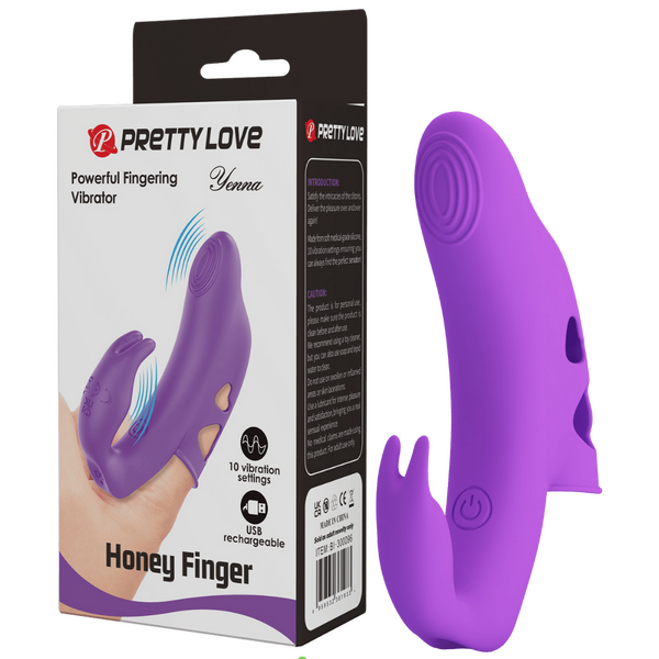 Honey Finger Rechargeable Yenna – Finger Sleeve Vibrator Default Title > Vibrators > Finger Vibrators