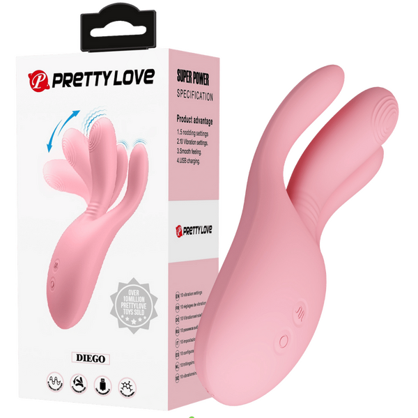 Pretty Love Finger Flicker Diego – Rechargeable Flexible Vibrator with Multiple Settings One Size > Vibrators > Finger Vibrators