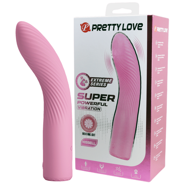 Kissell Rechargeable Vibrator – 10 Function, Breathing Light Design, Slim Silicone Body One Size > Vibrators > G-Spot