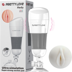 Pretty Love Hedy Ultra Stimulation – Vibrating Male Masturbator White > Sex Toys For Men > Masturbators > Vibrating