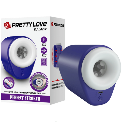 DJ Girl Perfect Stroker – Multi-Speed Thrusting Masturbator Cup