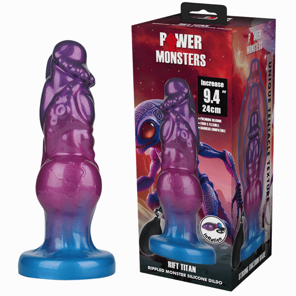 Rift Titan - 9.4 Inch Silicone Inflatable Monster Dildo Default Title > Dildos > Fantasy