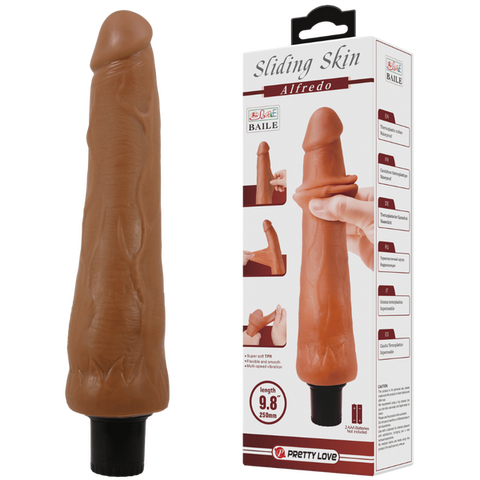 Alfredo Vibrating 9.8 Inch Realistic Dildo – Multi-Speed Vibrator One Size > Dildos > Realistic Dildos