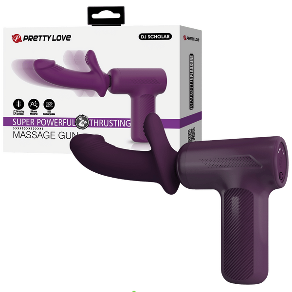 Super Power Thrusting Massage Gun – Powerful Motor Massage Gun with 5 Settings One Size > Vibrators > Unconventional