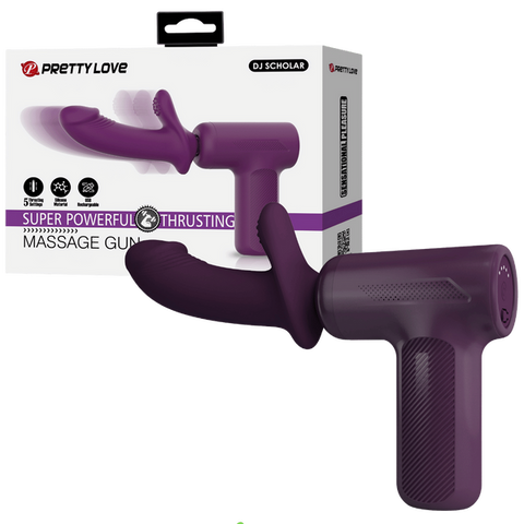 Super Power Thrusting Massage Gun – Powerful Motor Massage Gun with 5 Settings One Size > Vibrators > Unconventional