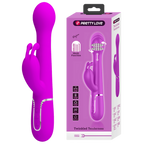Dejon 3in1 Multi-Function Vibrator – Rabbit Vibrator with Twin Motors and 7 Vibration Modes Pink > Vibrators > Ladies > Rabbit