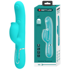 Pretty Love Gigi 3in1 – Multi-Function Rabbit Vibrator with Dual Stimulation Seafoam > Vibrators > Ladies > Rabbit
