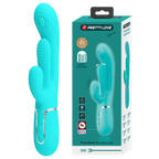 Shania 4in1 Multi-Function Rabbit Vibrator – Velvet Silicone 7 Vibration Settings Seafoam > Vibrators > Ladies > Rabbit
