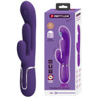 Shania 4in1 Multi-Function Rabbit Vibrator – Velvet Silicone 7 Vibration Settings Dark Purple > Vibrators > Ladies > Rabbit