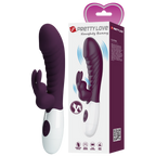 Naughty Bunny – Dual Stimulator Vibrator With G-Spot And Clitoral Vibration Purple > Vibrators > Ladies > Rabbit