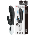 Naughty Bunny – Dual Stimulator Vibrator With G-Spot And Clitoral Vibration Black > Vibrators > Ladies > Rabbit
